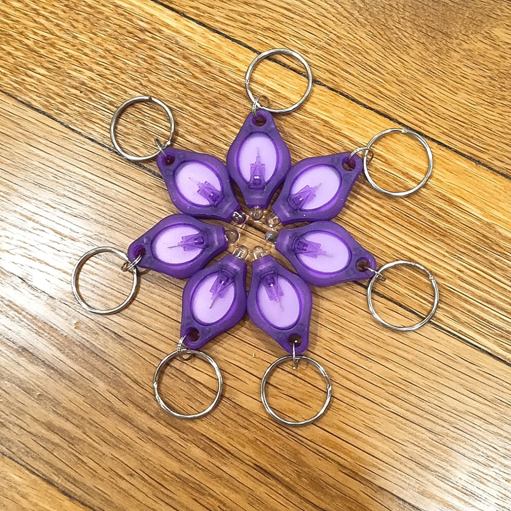 UV Light Keychains